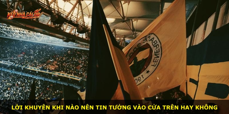 Lời khuyên khi nào nên tin tưởng vào cửa trên hay không