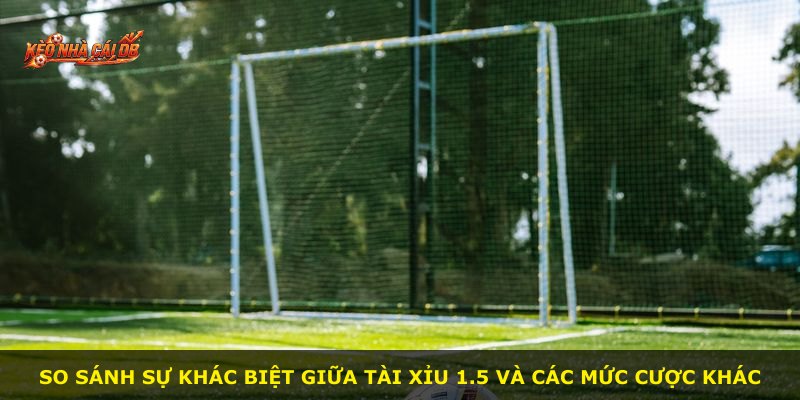 So sánh sự khác biệt giữa Tài Xỉu 1.5 và các mức cược khác