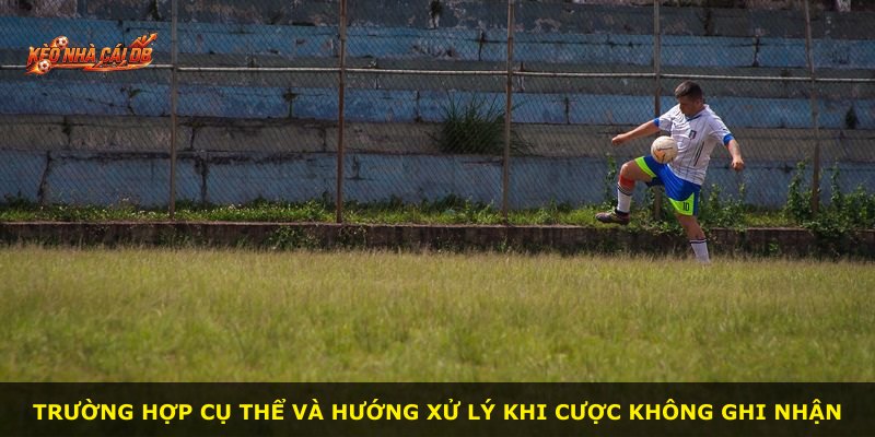 Trường hợp cụ thể và hướng xử lý khi cược không ghi nhận